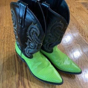 Leather Cowboy Boots